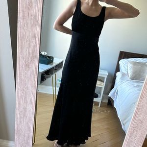 LAUREN Ralph Lauren Vintage Black Velvet Gown